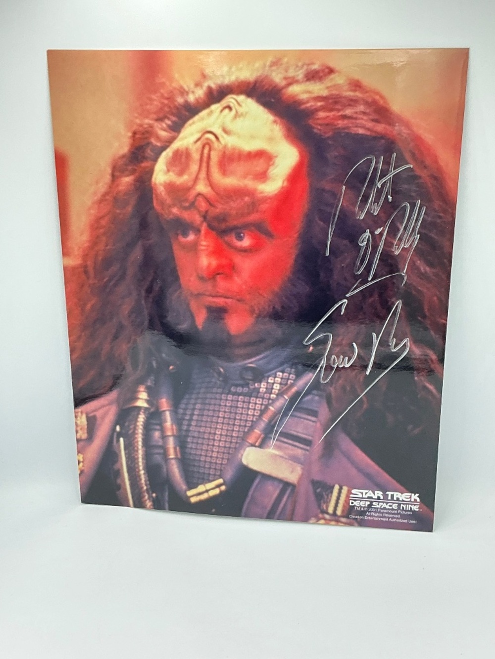 Star Trek Autograph Robert O'Reilly Signed Gowron Deep Space Nine 8x10 Photo DS9
